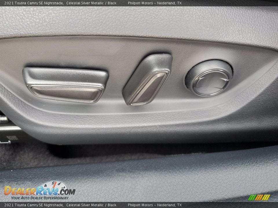 2021 Toyota Camry SE Nightshade Celestial Silver Metallic / Black Photo #24
