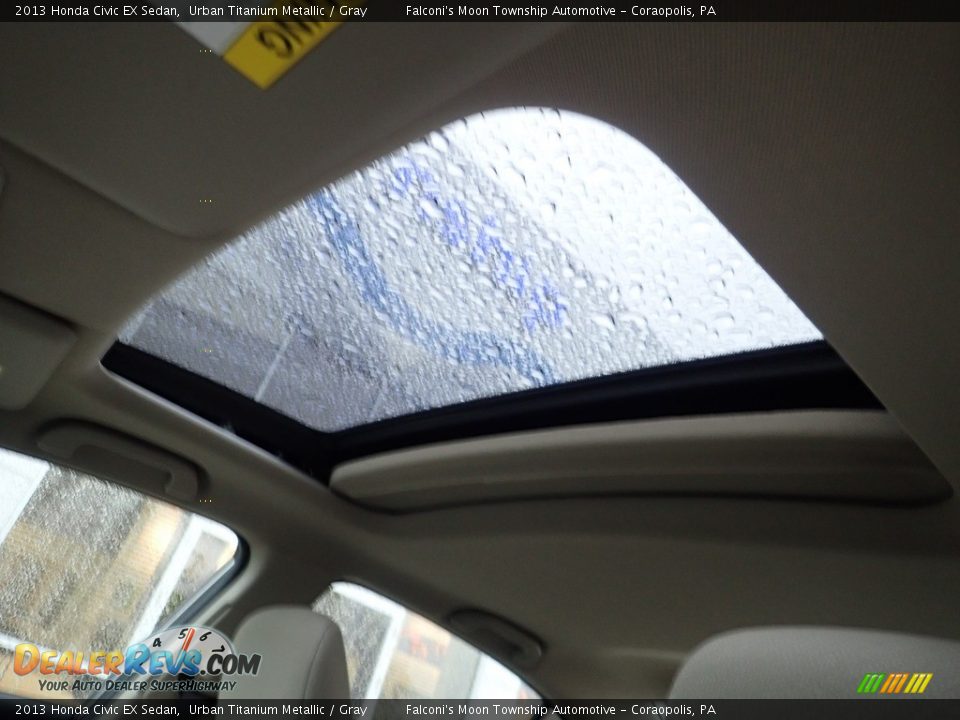2013 Honda Civic EX Sedan Urban Titanium Metallic / Gray Photo #21