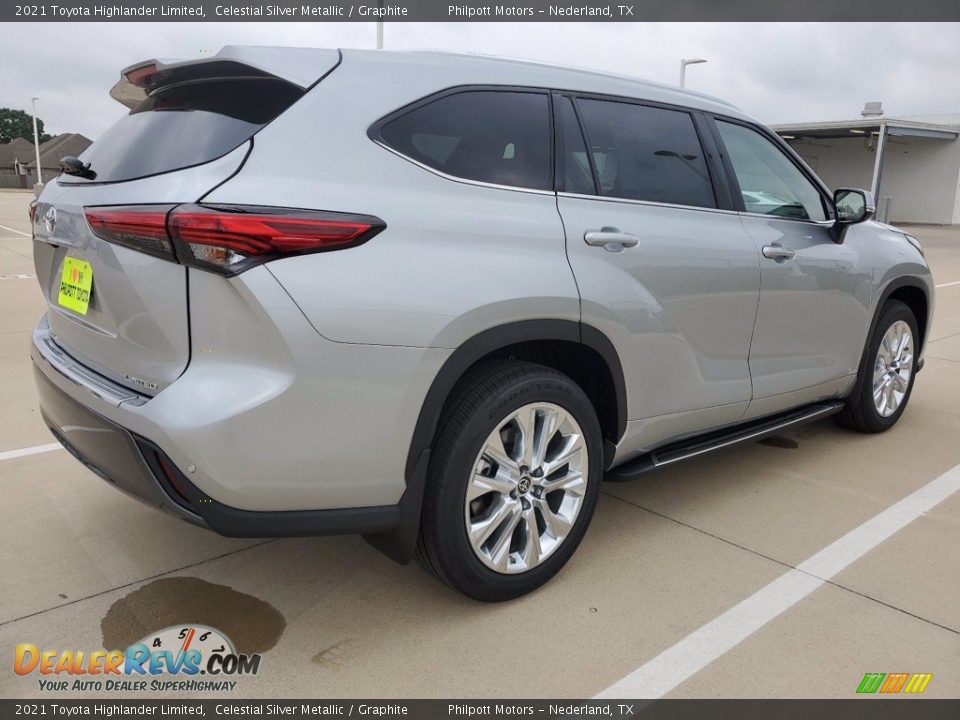 2021 Toyota Highlander Limited Celestial Silver Metallic / Graphite Photo #3