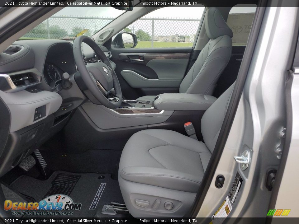 2021 Toyota Highlander Limited Celestial Silver Metallic / Graphite Photo #4