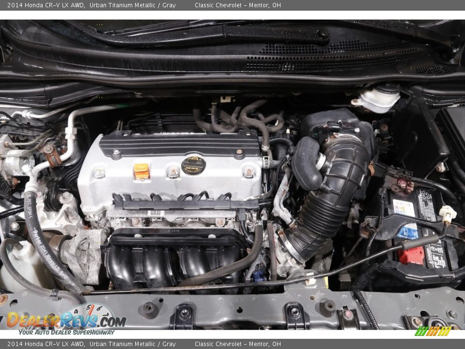 2014 Honda CR-V LX AWD Urban Titanium Metallic / Gray Photo #18