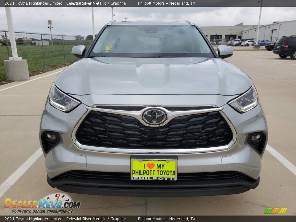 2021 Toyota Highlander Limited Celestial Silver Metallic / Graphite Photo #9