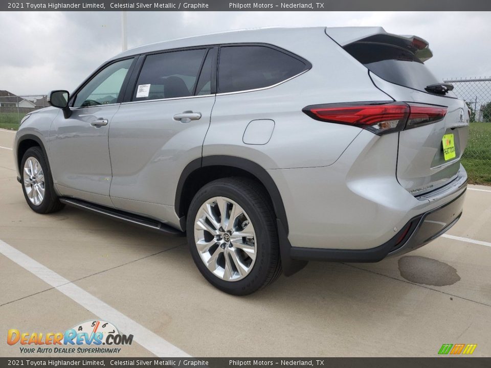 2021 Toyota Highlander Limited Celestial Silver Metallic / Graphite Photo #11