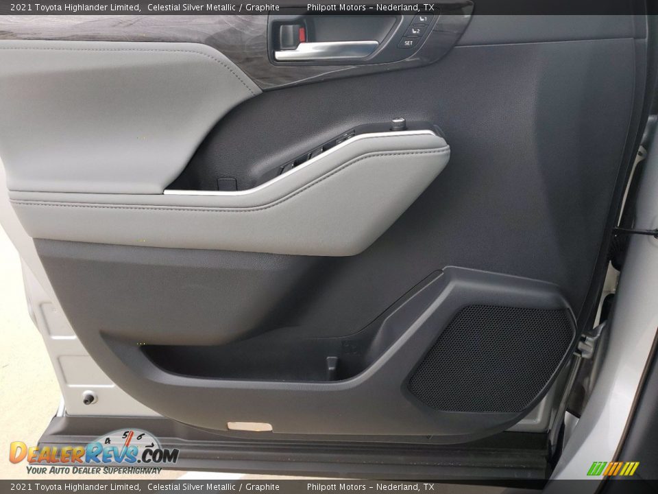 2021 Toyota Highlander Limited Celestial Silver Metallic / Graphite Photo #13