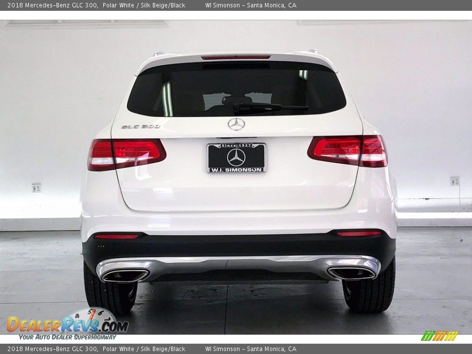 2018 Mercedes-Benz GLC 300 Polar White / Silk Beige/Black Photo #3