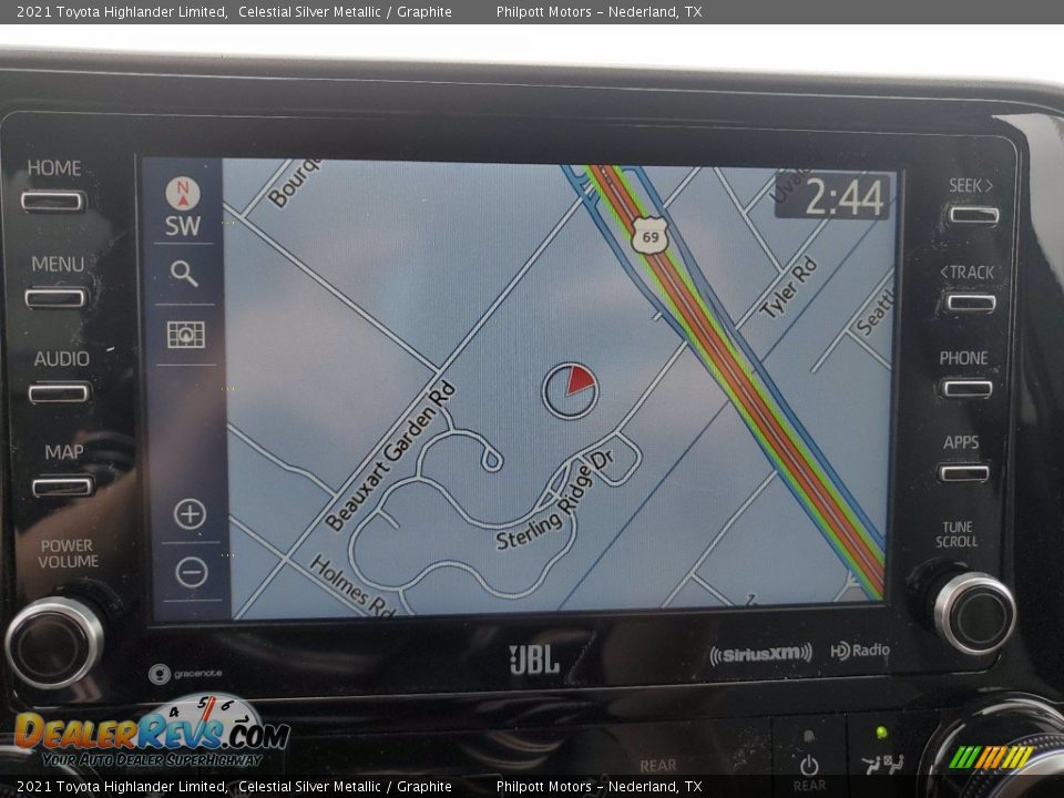 2021 Toyota Highlander Limited Celestial Silver Metallic / Graphite Photo #21