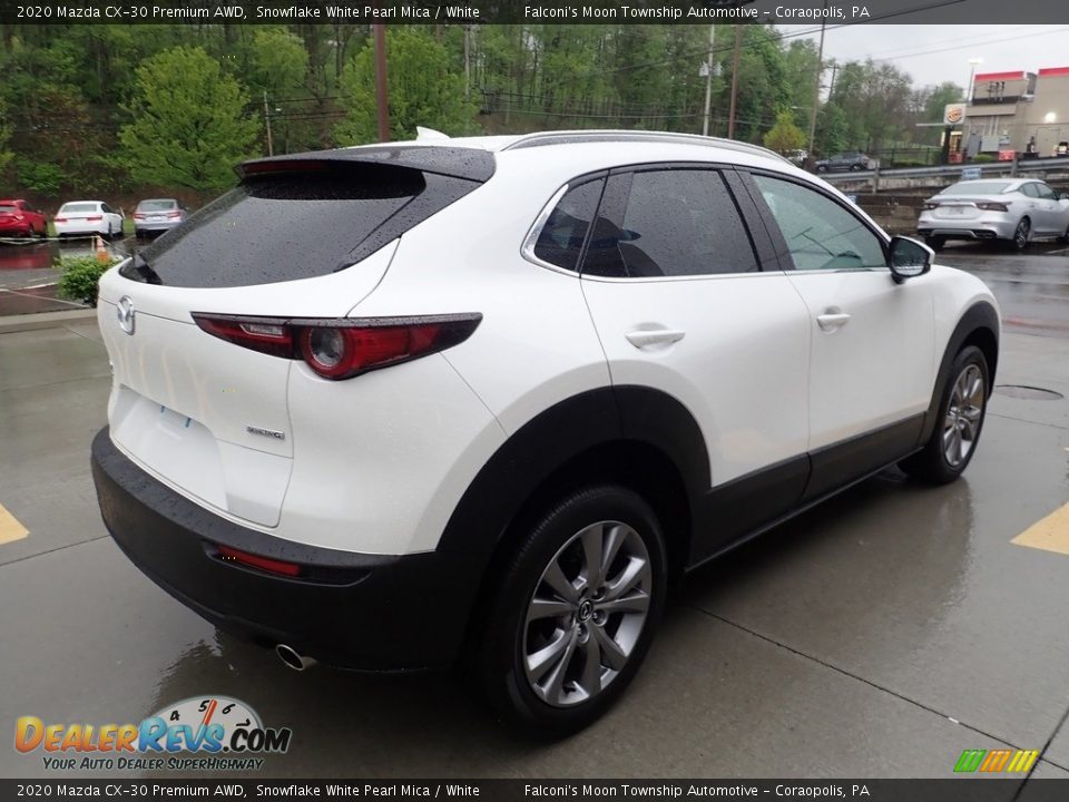 2020 Mazda CX-30 Premium AWD Snowflake White Pearl Mica / White Photo #5