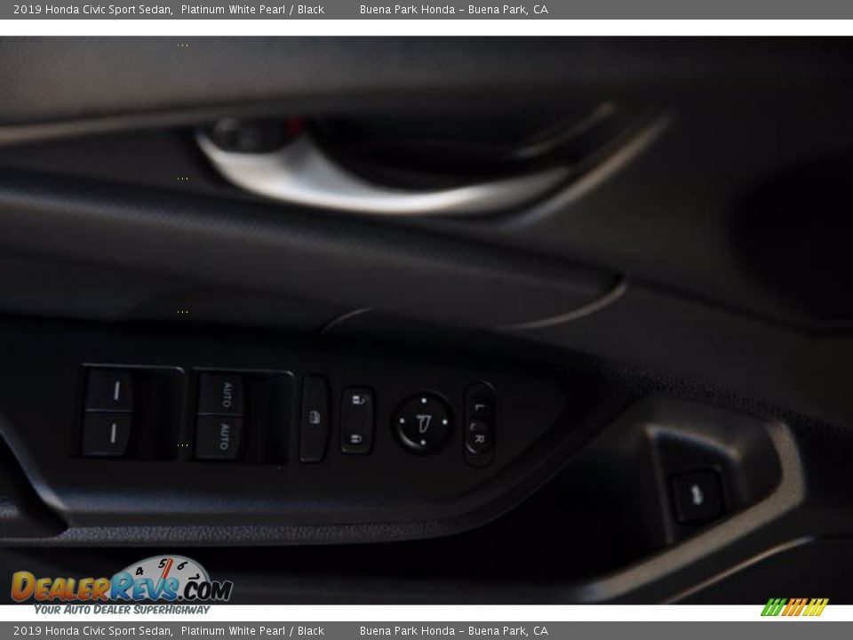 2019 Honda Civic Sport Sedan Platinum White Pearl / Black Photo #29