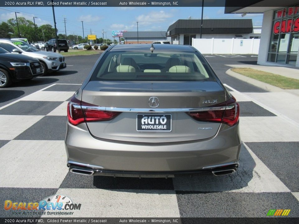2020 Acura RLX FWD Gilded Pewter Metallic / Seacoast Photo #4