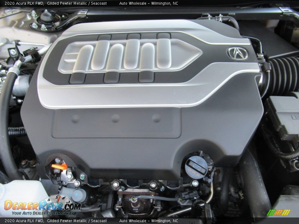 2020 Acura RLX FWD Gilded Pewter Metallic / Seacoast Photo #6