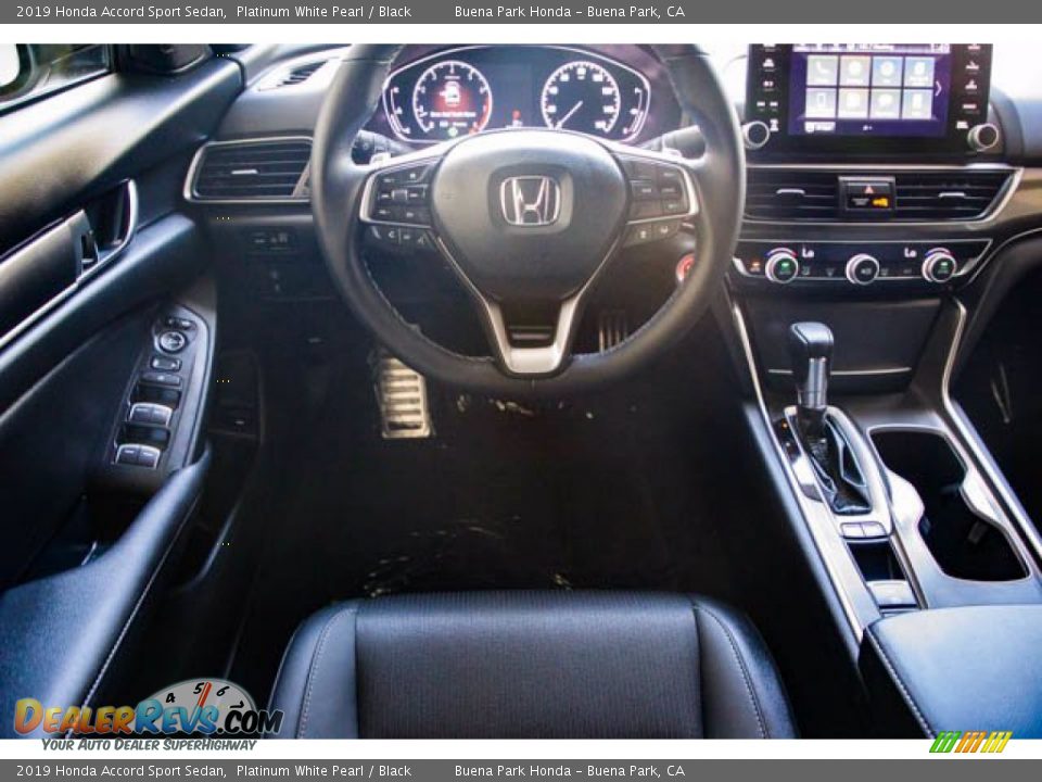 2019 Honda Accord Sport Sedan Platinum White Pearl / Black Photo #5