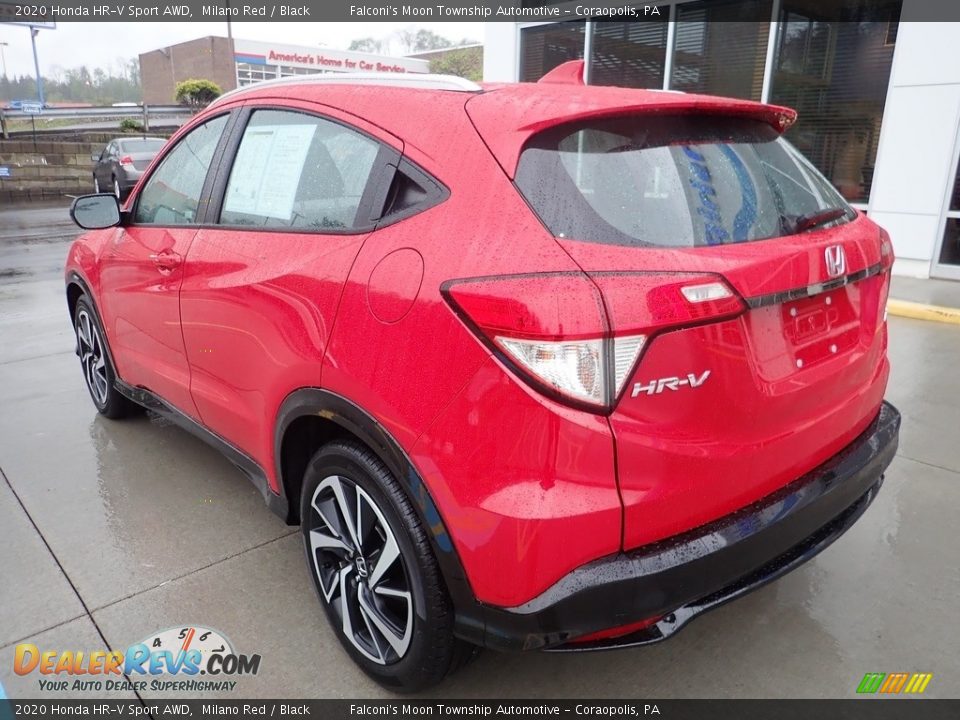 2020 Honda HR-V Sport AWD Milano Red / Black Photo #2