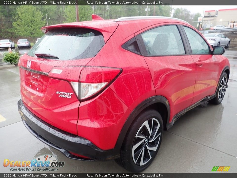 2020 Honda HR-V Sport AWD Milano Red / Black Photo #5