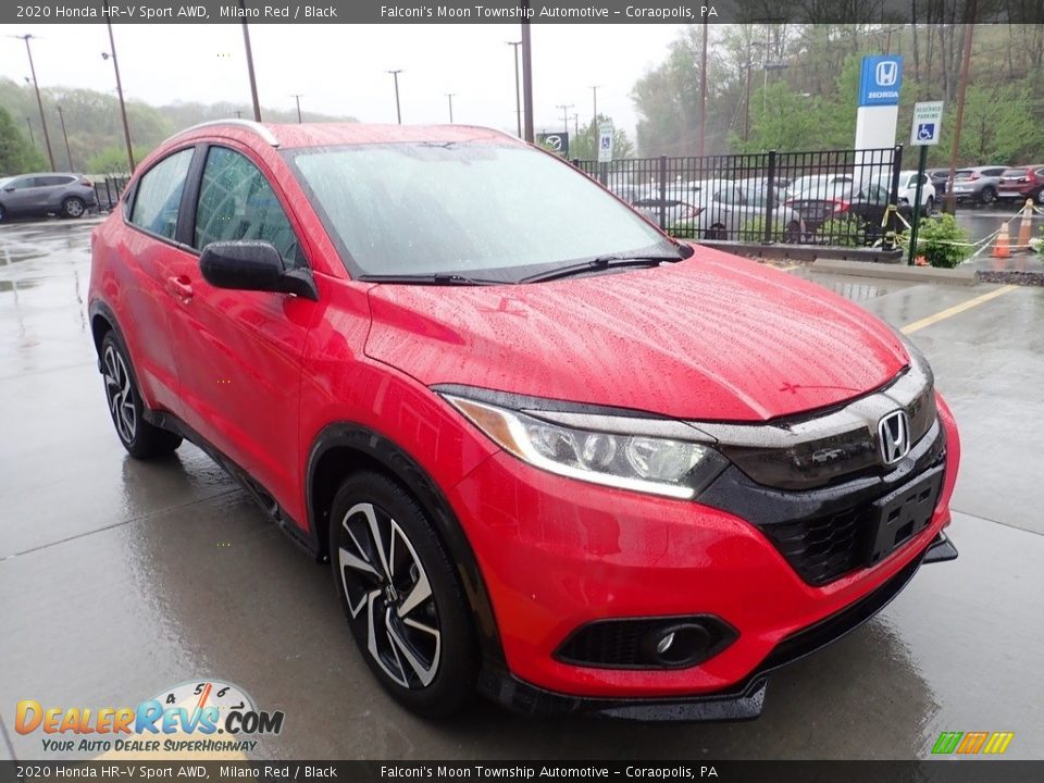 2020 Honda HR-V Sport AWD Milano Red / Black Photo #7