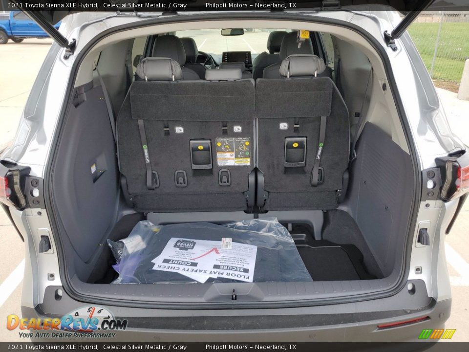 2021 Toyota Sienna XLE Hybrid Celestial Silver Metallic / Gray Photo #24