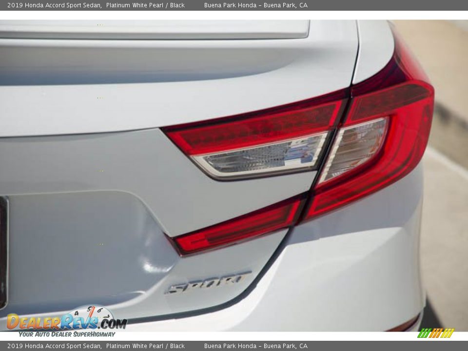 2019 Honda Accord Sport Sedan Platinum White Pearl / Black Photo #11
