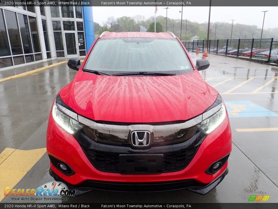 2020 Honda HR-V Sport AWD Milano Red / Black Photo #8