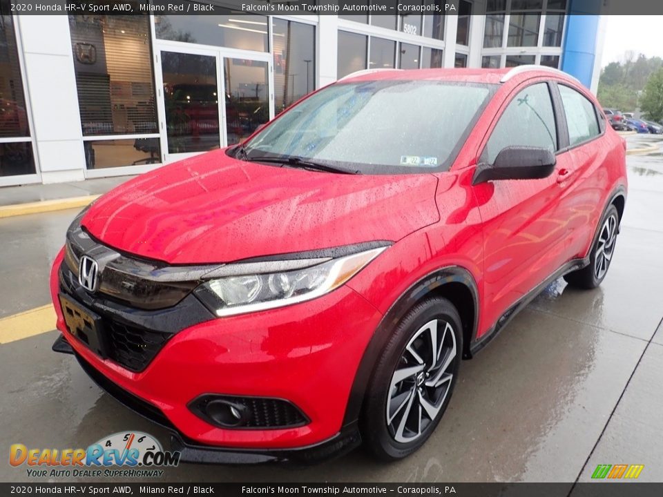 2020 Honda HR-V Sport AWD Milano Red / Black Photo #9