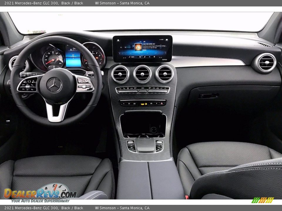 2021 Mercedes-Benz GLC 300 Black / Black Photo #6