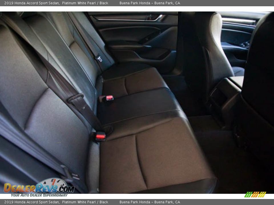 2019 Honda Accord Sport Sedan Platinum White Pearl / Black Photo #21