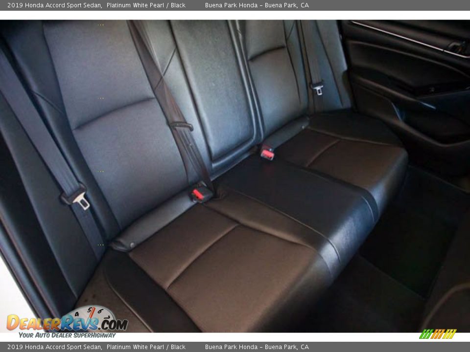 2019 Honda Accord Sport Sedan Platinum White Pearl / Black Photo #22