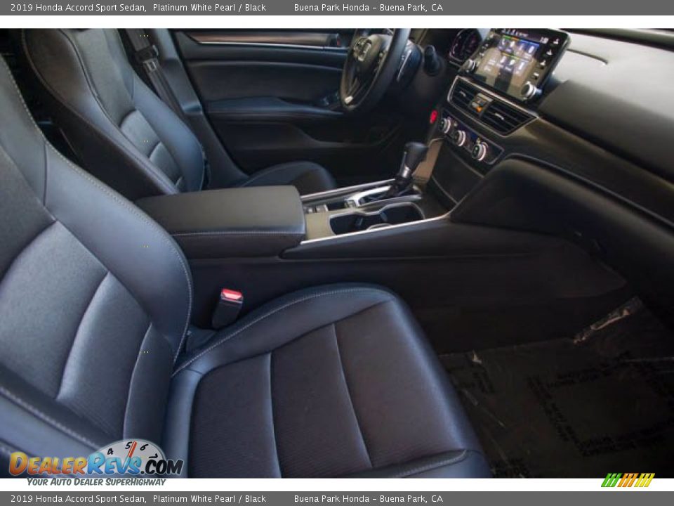 2019 Honda Accord Sport Sedan Platinum White Pearl / Black Photo #23