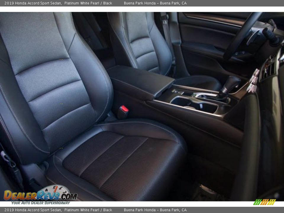2019 Honda Accord Sport Sedan Platinum White Pearl / Black Photo #24