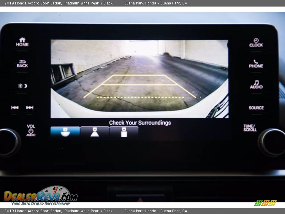 2019 Honda Accord Sport Sedan Platinum White Pearl / Black Photo #26