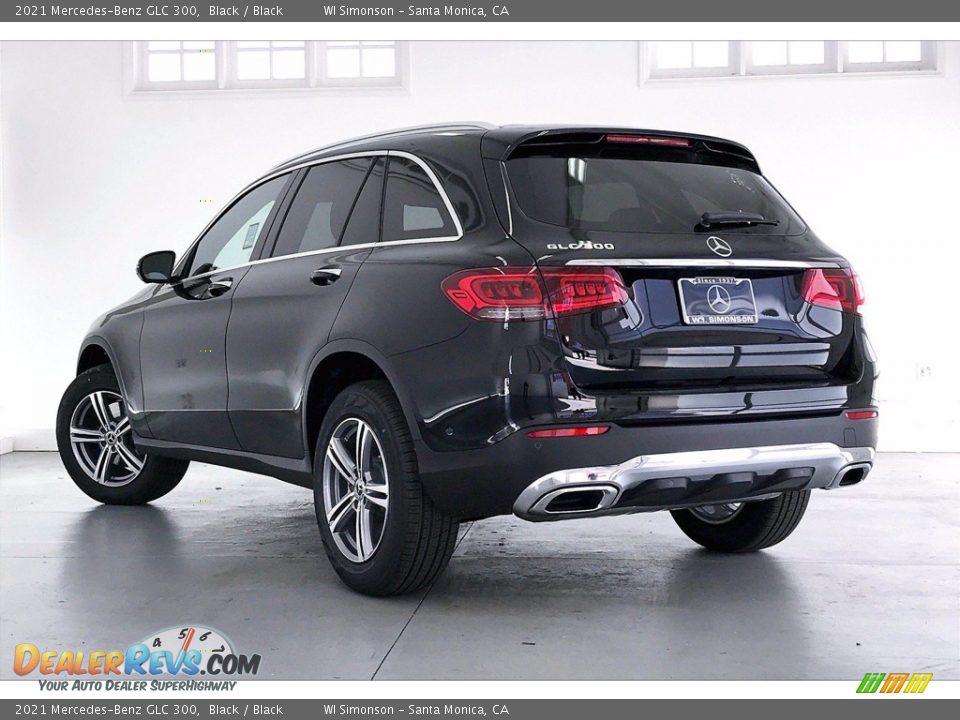 2021 Mercedes-Benz GLC 300 Black / Black Photo #2