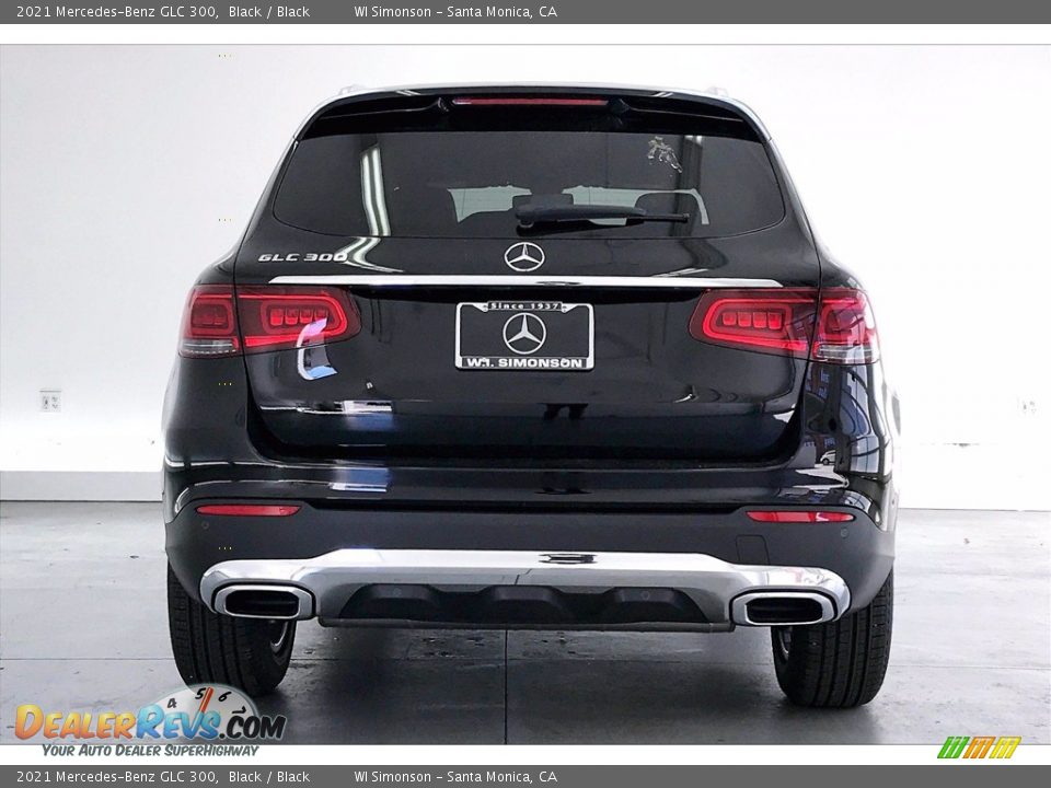 2021 Mercedes-Benz GLC 300 Black / Black Photo #3