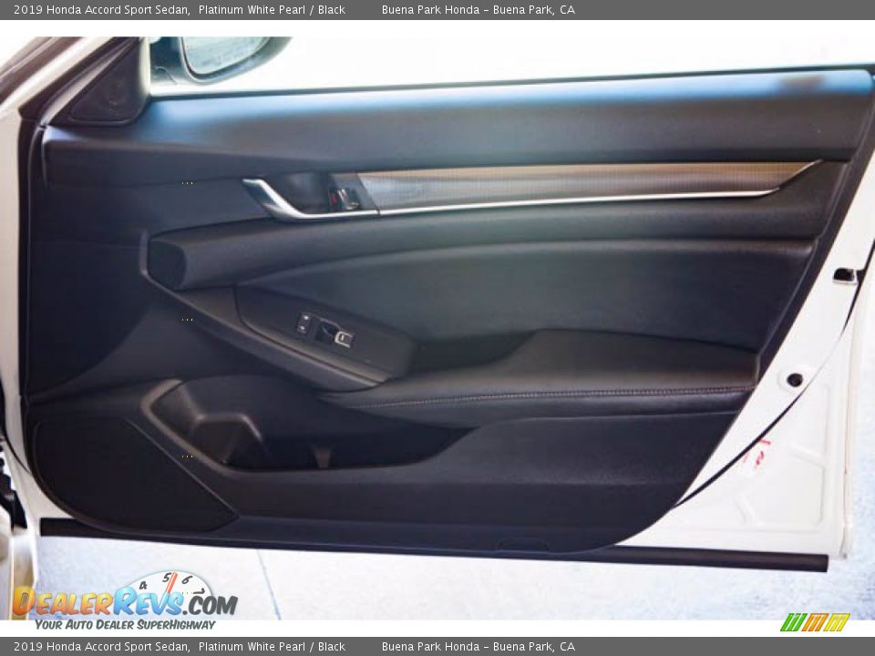 2019 Honda Accord Sport Sedan Platinum White Pearl / Black Photo #32