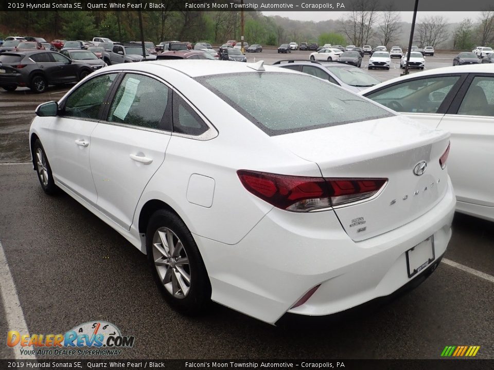 2019 Hyundai Sonata SE Quartz White Pearl / Black Photo #2