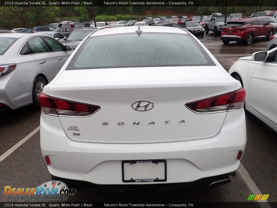 2019 Hyundai Sonata SE Quartz White Pearl / Black Photo #3