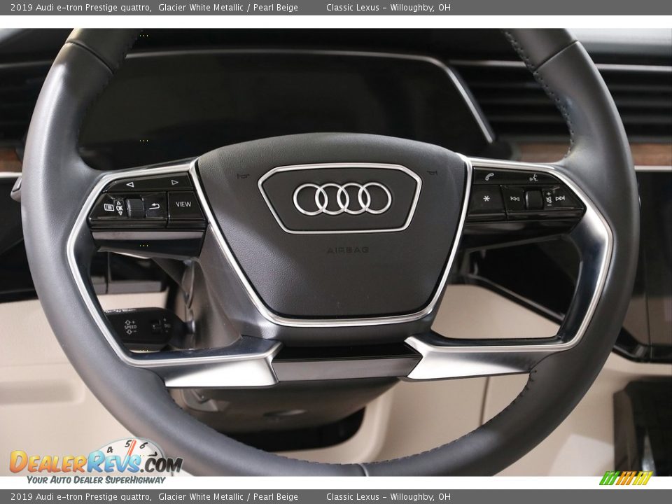 2019 Audi e-tron Prestige quattro Steering Wheel Photo #7