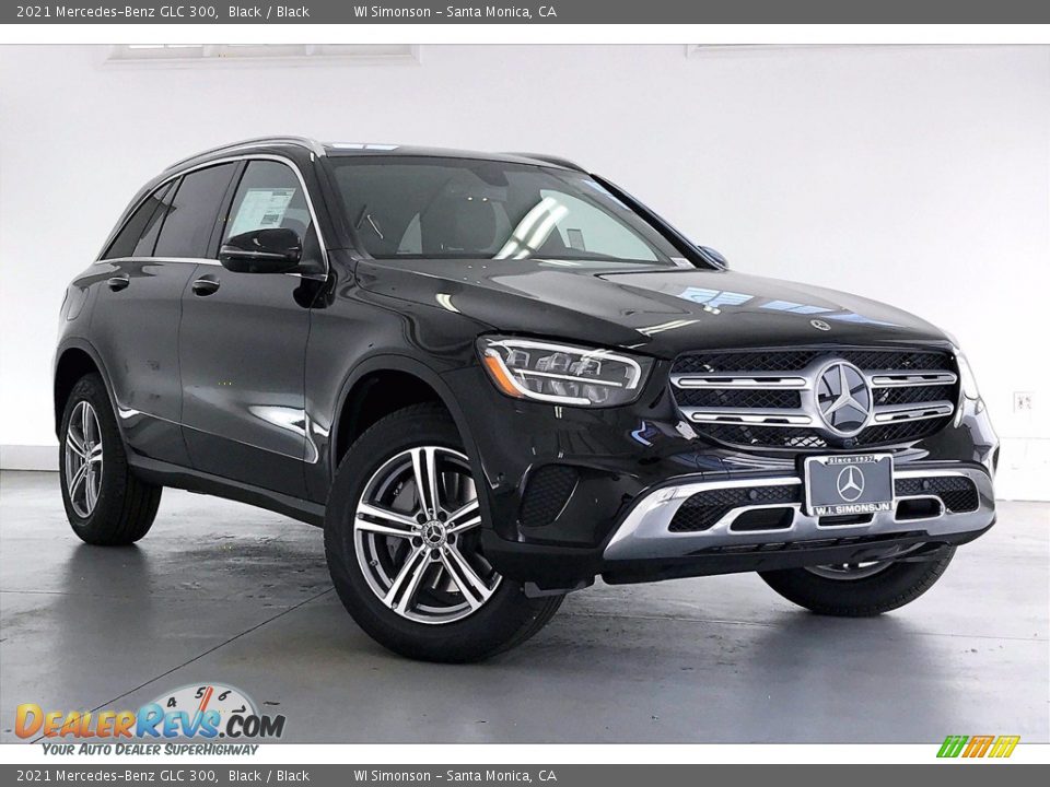 2021 Mercedes-Benz GLC 300 Black / Black Photo #12