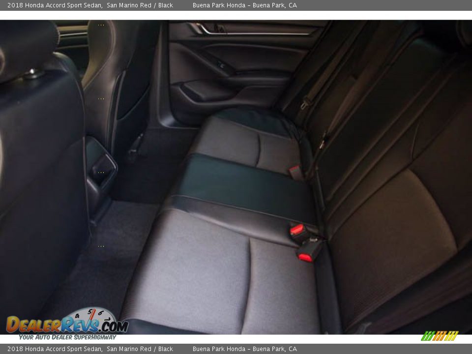 2018 Honda Accord Sport Sedan San Marino Red / Black Photo #4