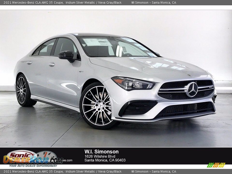 2021 Mercedes-Benz CLA AMG 35 Coupe Iridium Silver Metallic / Neva Gray/Black Photo #1