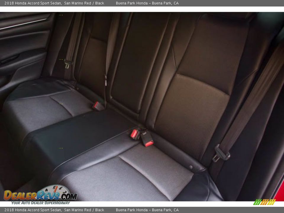 2018 Honda Accord Sport Sedan San Marino Red / Black Photo #19