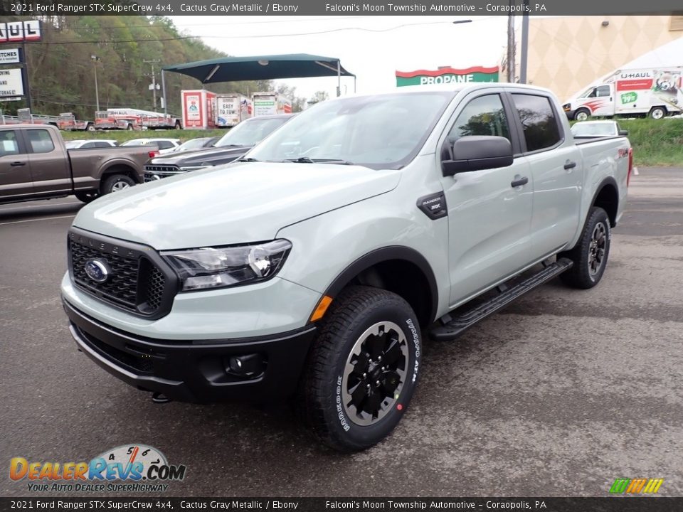 2021 Ford Ranger STX SuperCrew 4x4 Cactus Gray Metallic / Ebony Photo #5