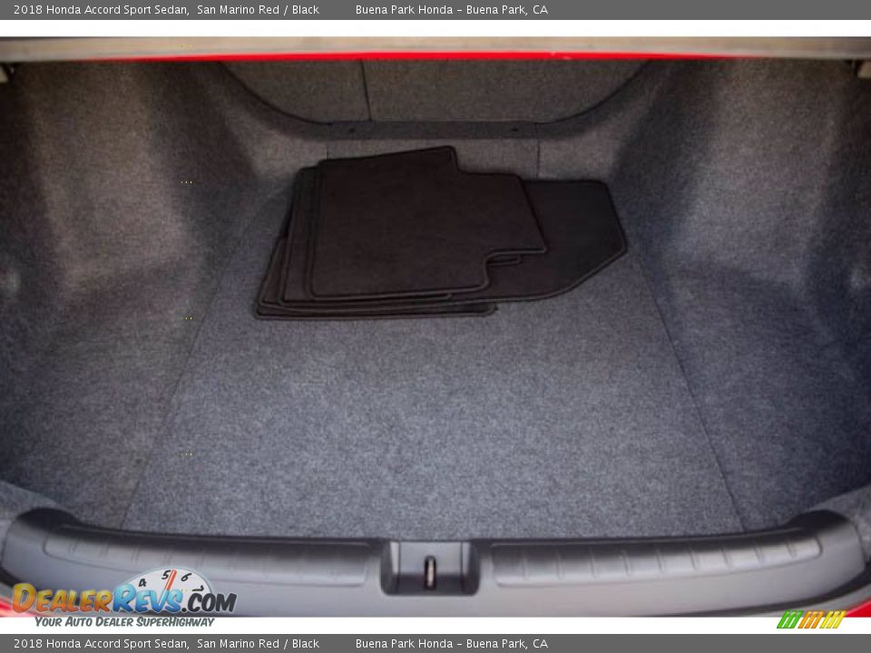 2018 Honda Accord Sport Sedan San Marino Red / Black Photo #20