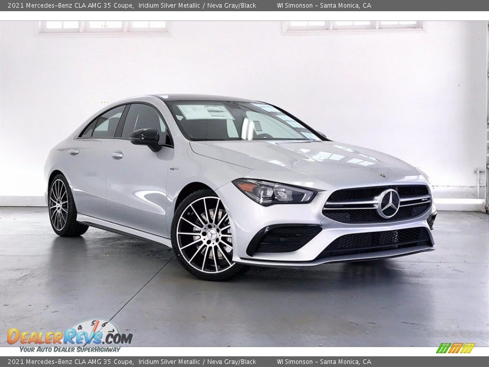 2021 Mercedes-Benz CLA AMG 35 Coupe Iridium Silver Metallic / Neva Gray/Black Photo #12