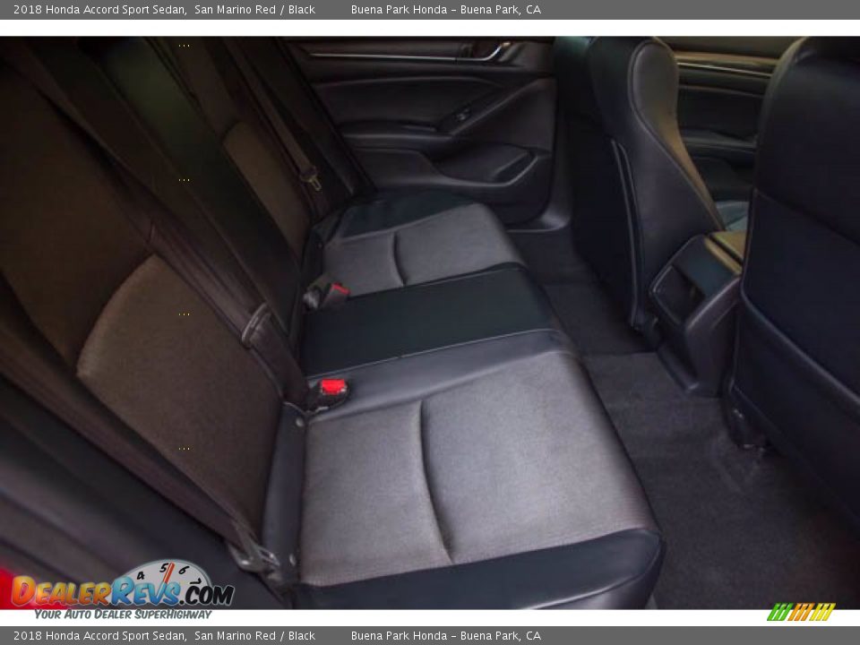 2018 Honda Accord Sport Sedan San Marino Red / Black Photo #21