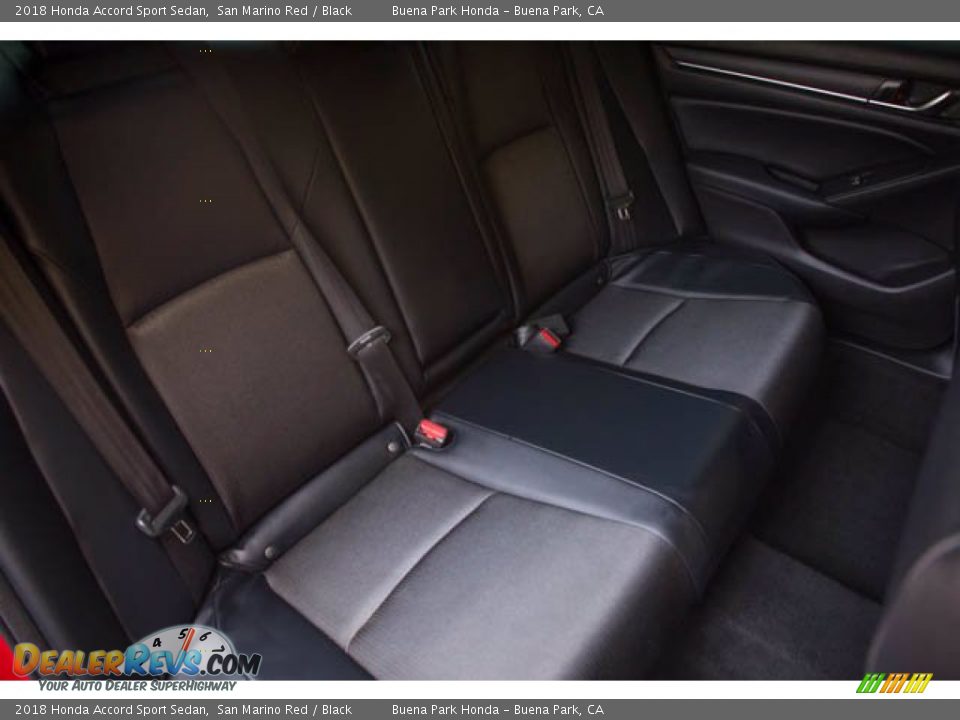 2018 Honda Accord Sport Sedan San Marino Red / Black Photo #22