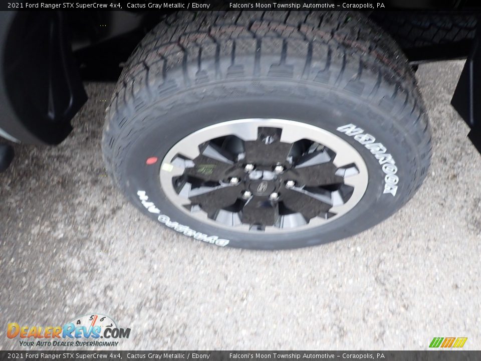 2021 Ford Ranger STX SuperCrew 4x4 Cactus Gray Metallic / Ebony Photo #8