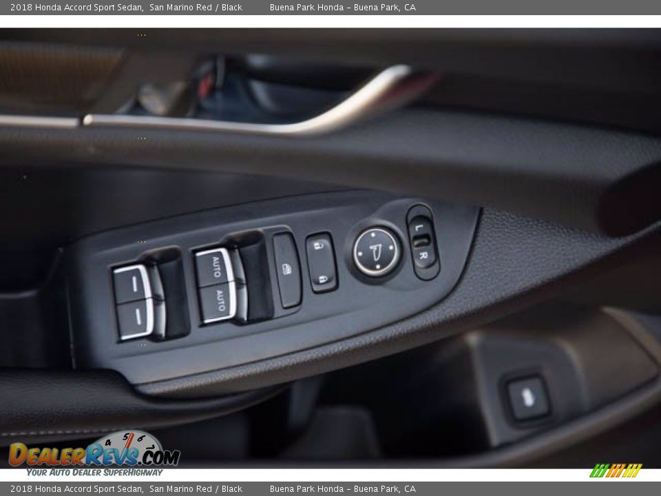 2018 Honda Accord Sport Sedan San Marino Red / Black Photo #29