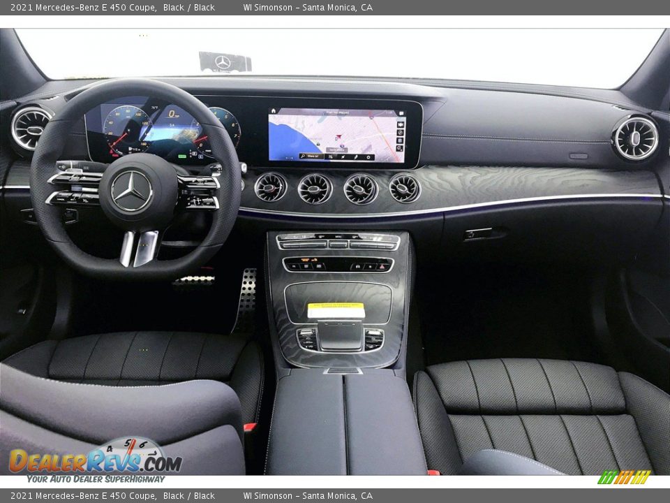 Dashboard of 2021 Mercedes-Benz E 450 Coupe Photo #6