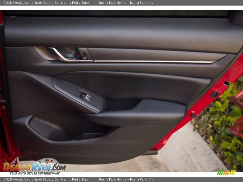 2018 Honda Accord Sport Sedan San Marino Red / Black Photo #31