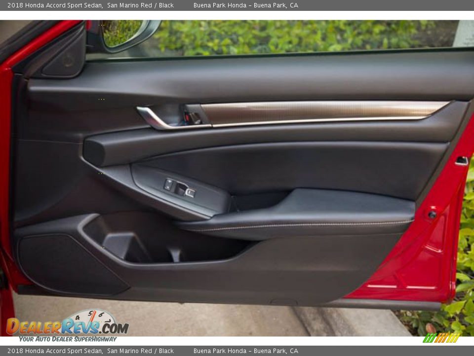 2018 Honda Accord Sport Sedan San Marino Red / Black Photo #32