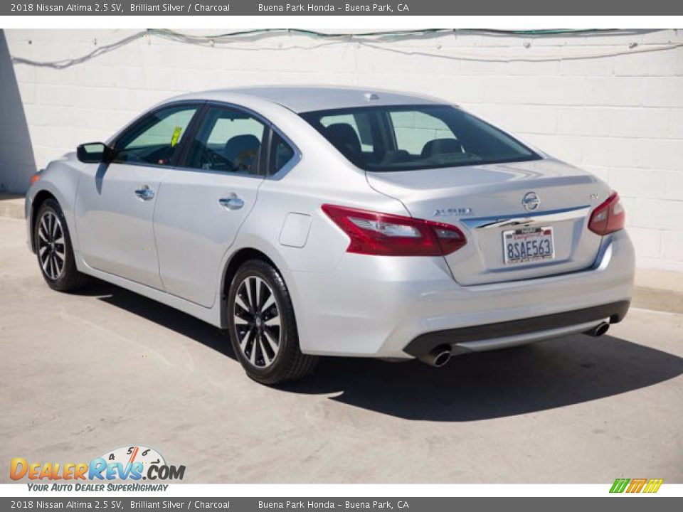 2018 Nissan Altima 2.5 SV Brilliant Silver / Charcoal Photo #2