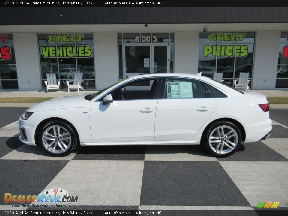 2020 Audi A4 Premium quattro Ibis White / Black Photo #1